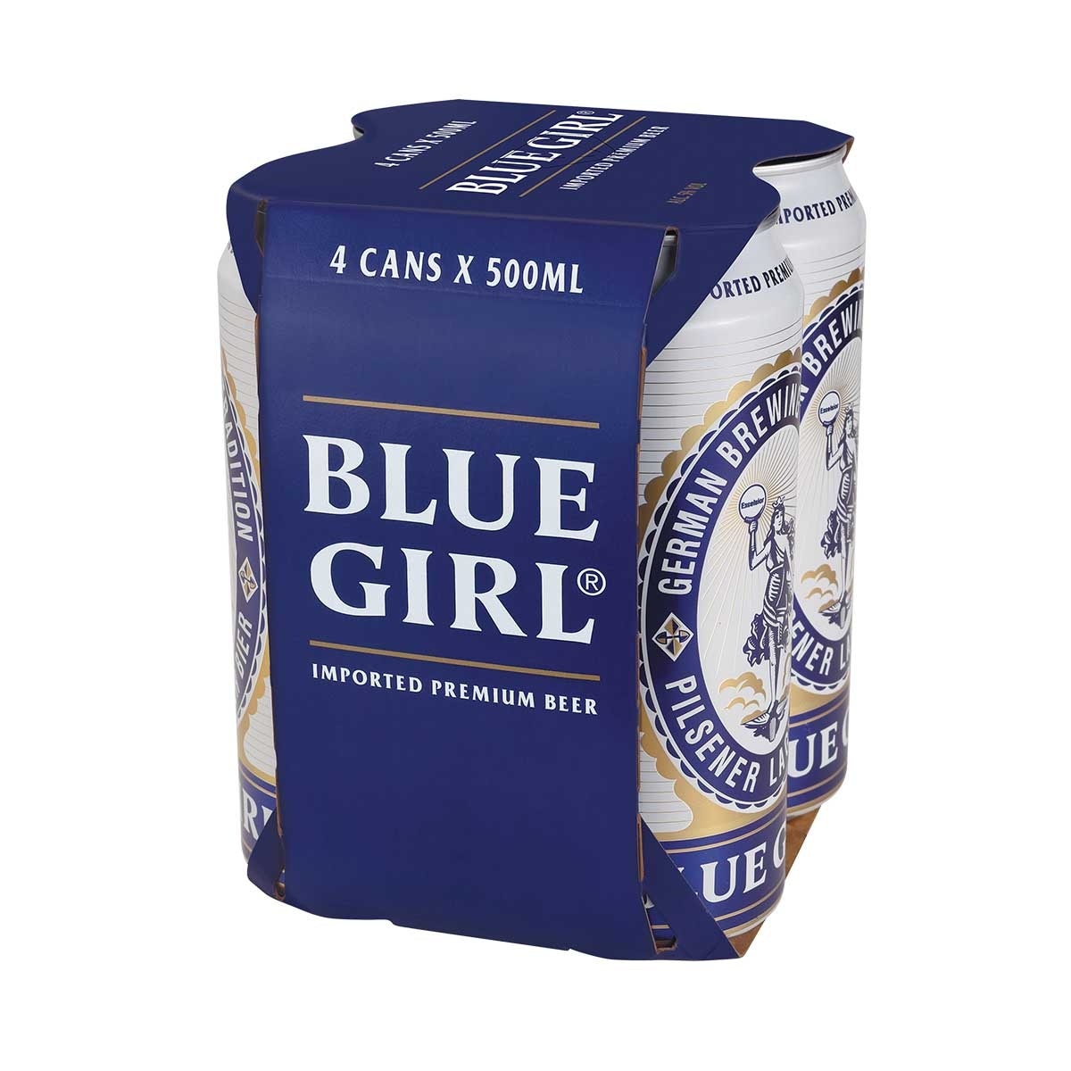 Blue Girl Beer King 4 Can