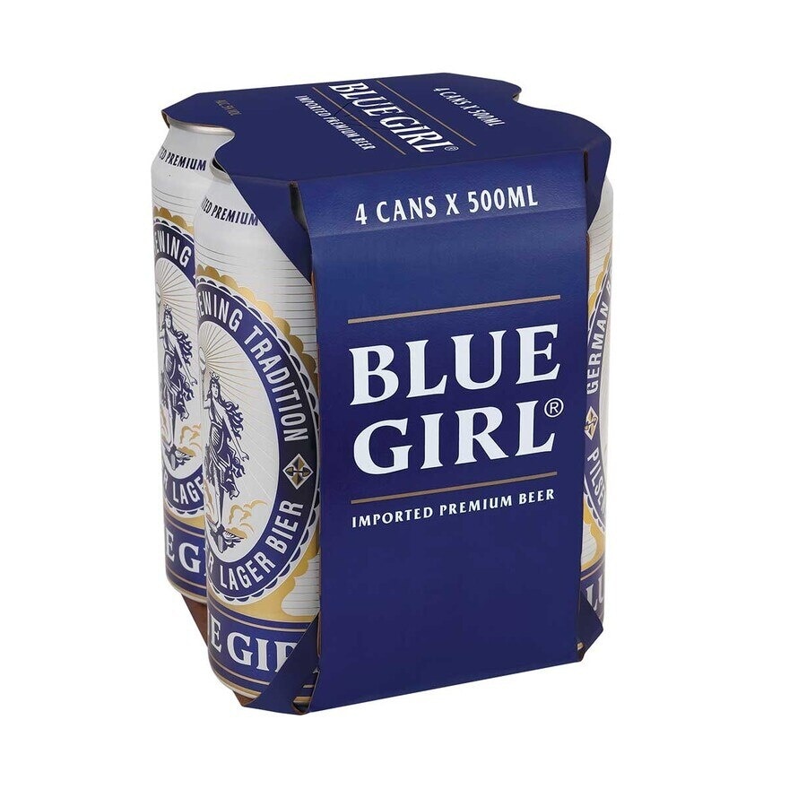 Blue Girl Beer King 4 Can