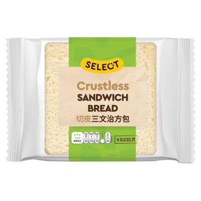 BAKER'S CHOICE Crustless Sandwich Bread 6s