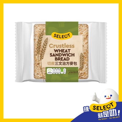 SELECT Crustless Wheat Sandwich Bread 6s image