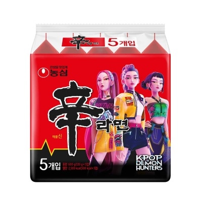 農心 農心韓國版辛辣麵(五包裝) (包裝隨機)