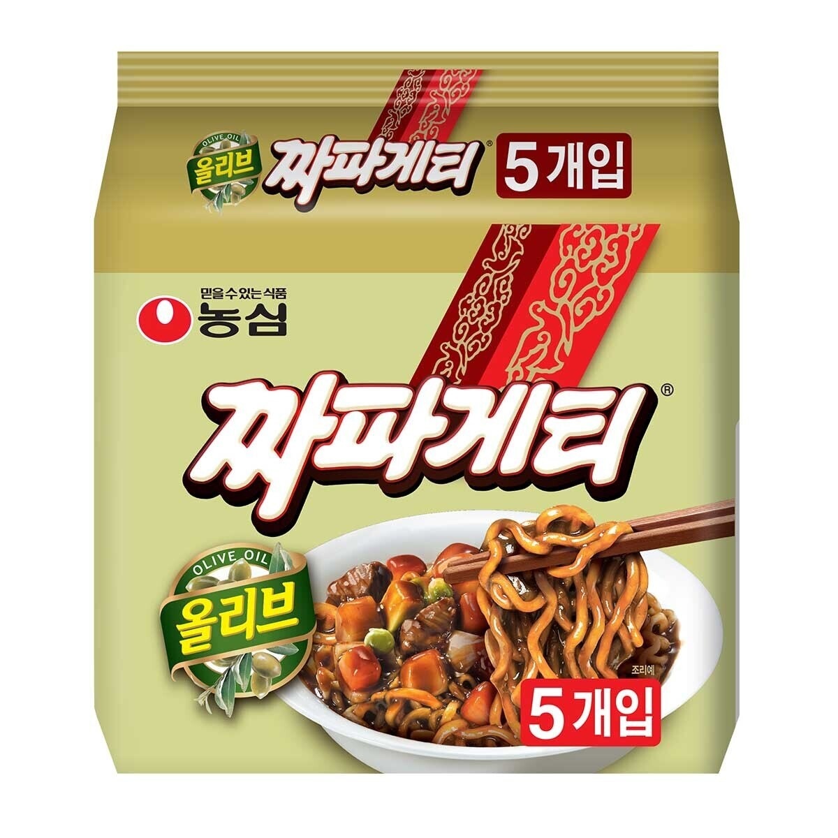 NONG SHIM Noodle Chappgetti Chajangmy 5p