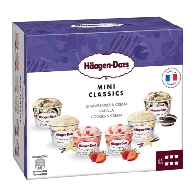 HAAGEN-DAZS 經典迷你杯組合 [法國](急凍 -18°c)