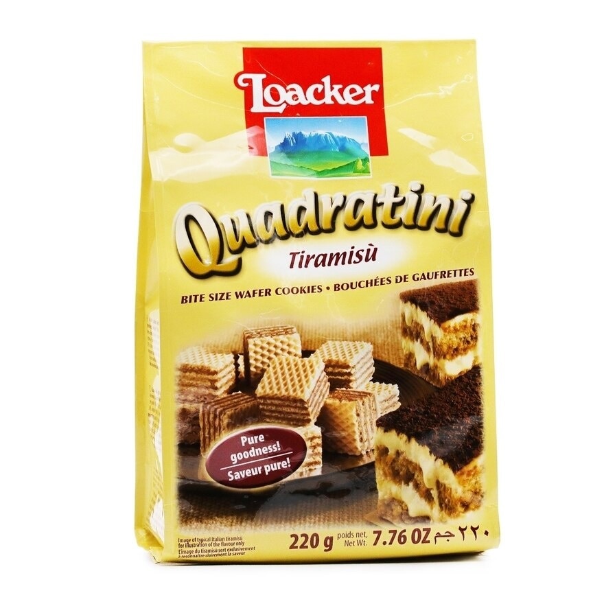 LOACKER Quadratini Tiramisu  Wafer