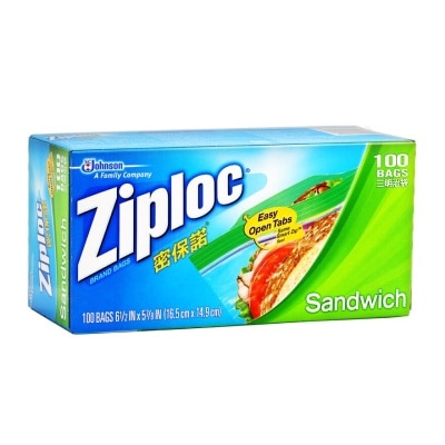 ZIPLOC Sandwich Bag (100 Pcs)