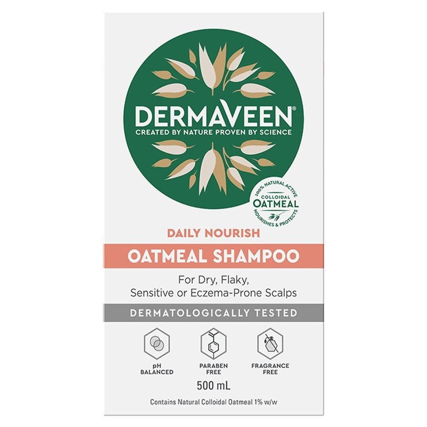 DERMAVEEN Dermaveen Oatmeal Shampoo 500ml