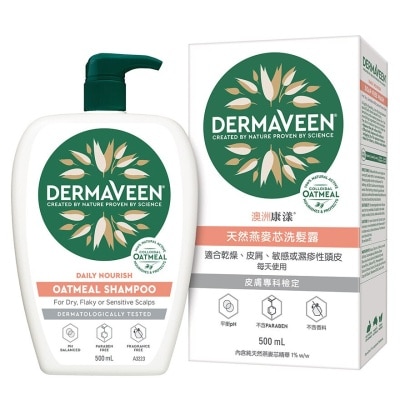 DERMAVEEN 澳洲康漾天然燕麥芯洗髮露 500ml