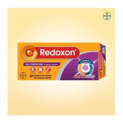 REDOXON Redoxon® Triple Action Blackcurrant Flavor Effervescent Tablets 30s