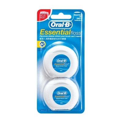 ORAL-B Oral-b Essential Floss Waxed 50m X2