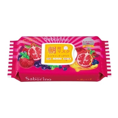 BCL Bcl Saborino Morning Mask Red 28 Sheets