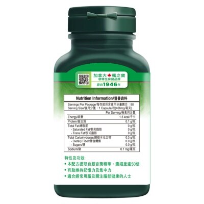 ADRIEN GAGNON Gingko Biloba 4000 Extra Strength (90 Capsules)