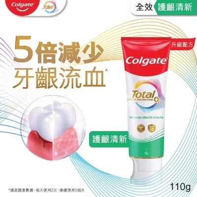 COLGATE Total Pro Gum Breath Health toothpaste 110g