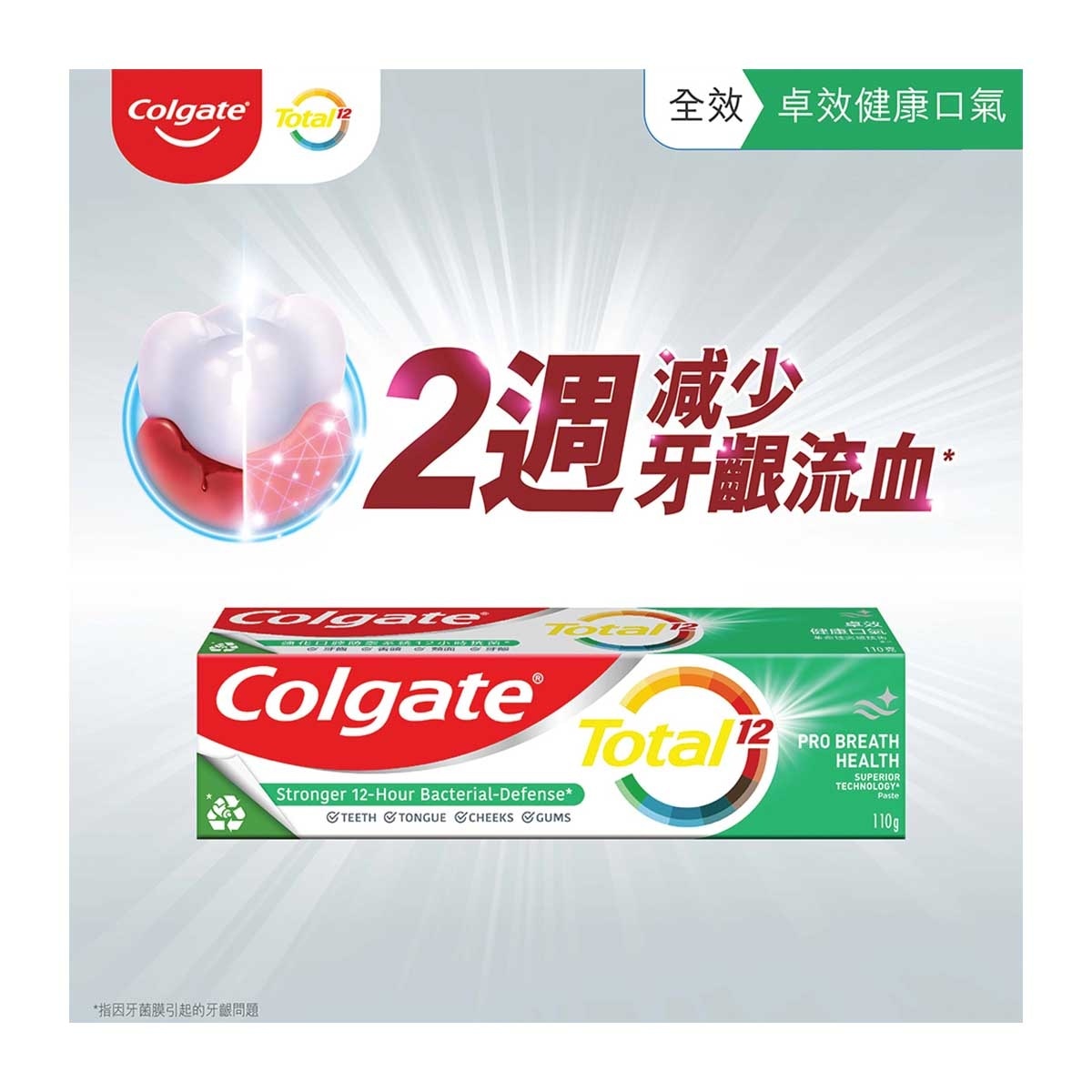 COLGATE Total Pro Breath Health Reduce Gum Bleeding & Fight Bad Breath Toothpaste (old Or New Packaging Random Delivery)