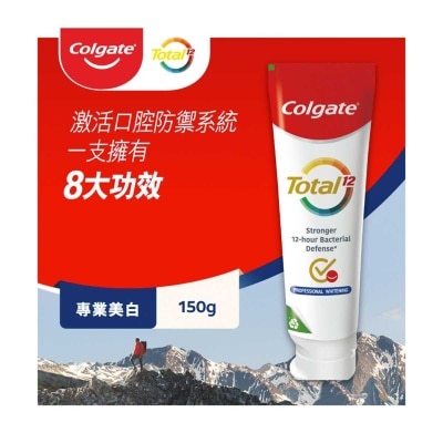 COLGATE Total Professional Whitening 12 Hours Antibacterial Toothpaste (old Or New Packaging Random Delivery)