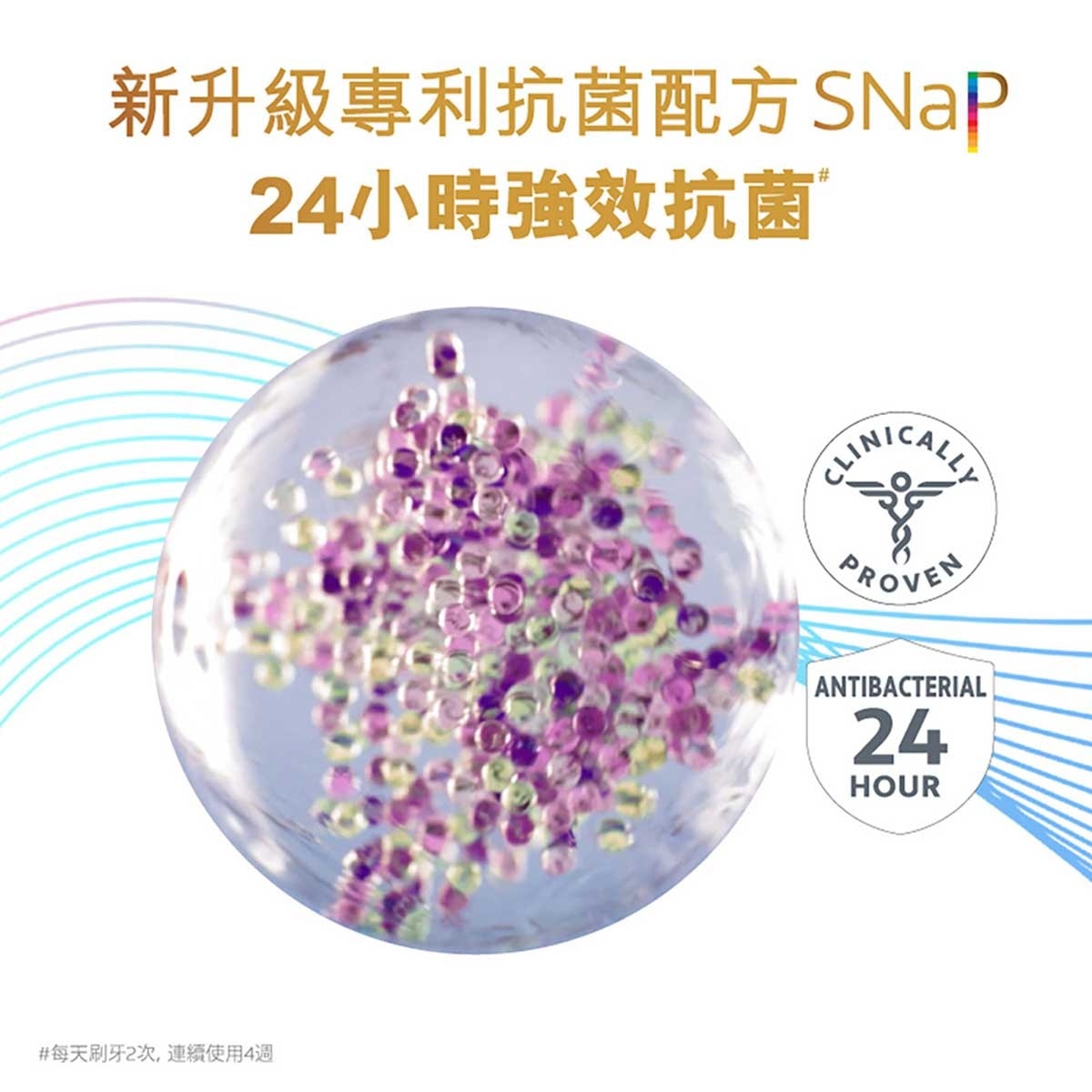高露潔 全效專業潔淨12小時抗菌去除牙漬牙膏 (新舊包裝隨機發送)