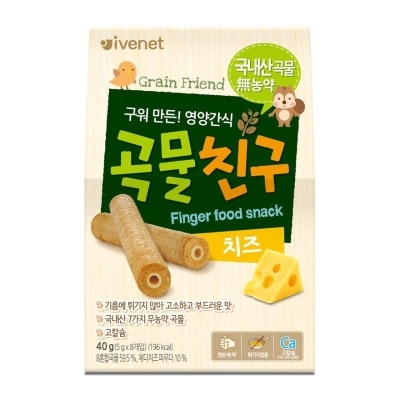 IVENET Ivenet Bebe Grain Friend Snack (cheese) 5g X 8