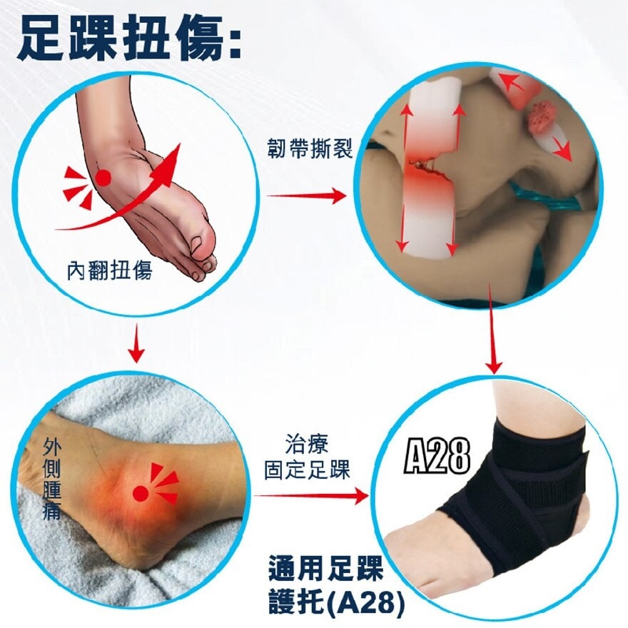萬得 通用足踝護托