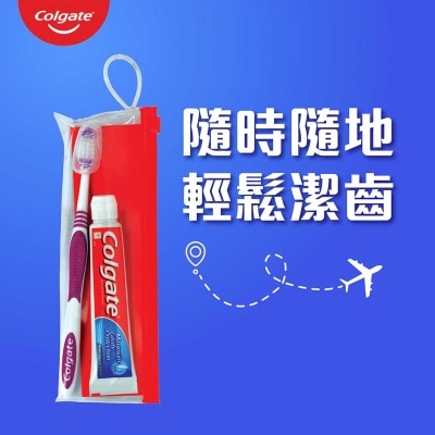 COLGATE Colgate Extra Clean Tb+tp50g Travel Set Pack