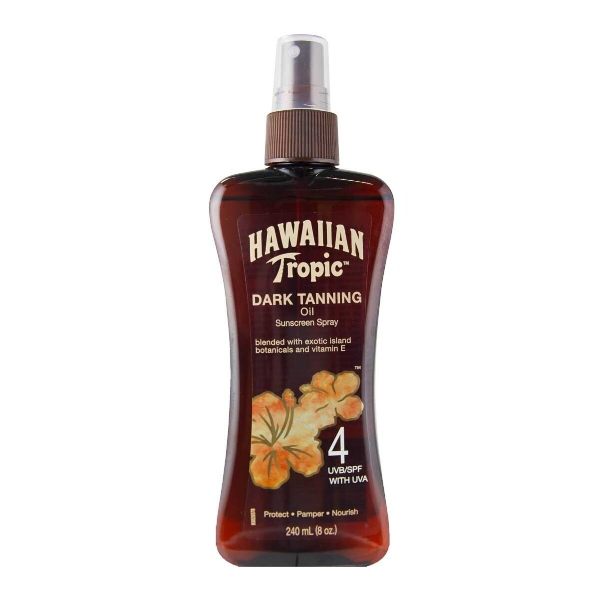 HAWAIIAN TROPIC 夏威夷古銅助曬油SPF4  240ml