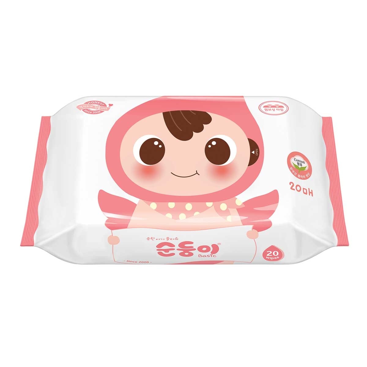 順順兒 無香嬰兒濕紙巾20片