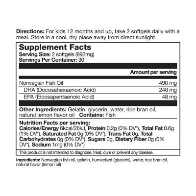 LIFE NUTRITION 兒童dha