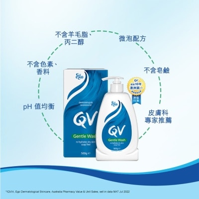 QV Qv Gentle Wash 500g