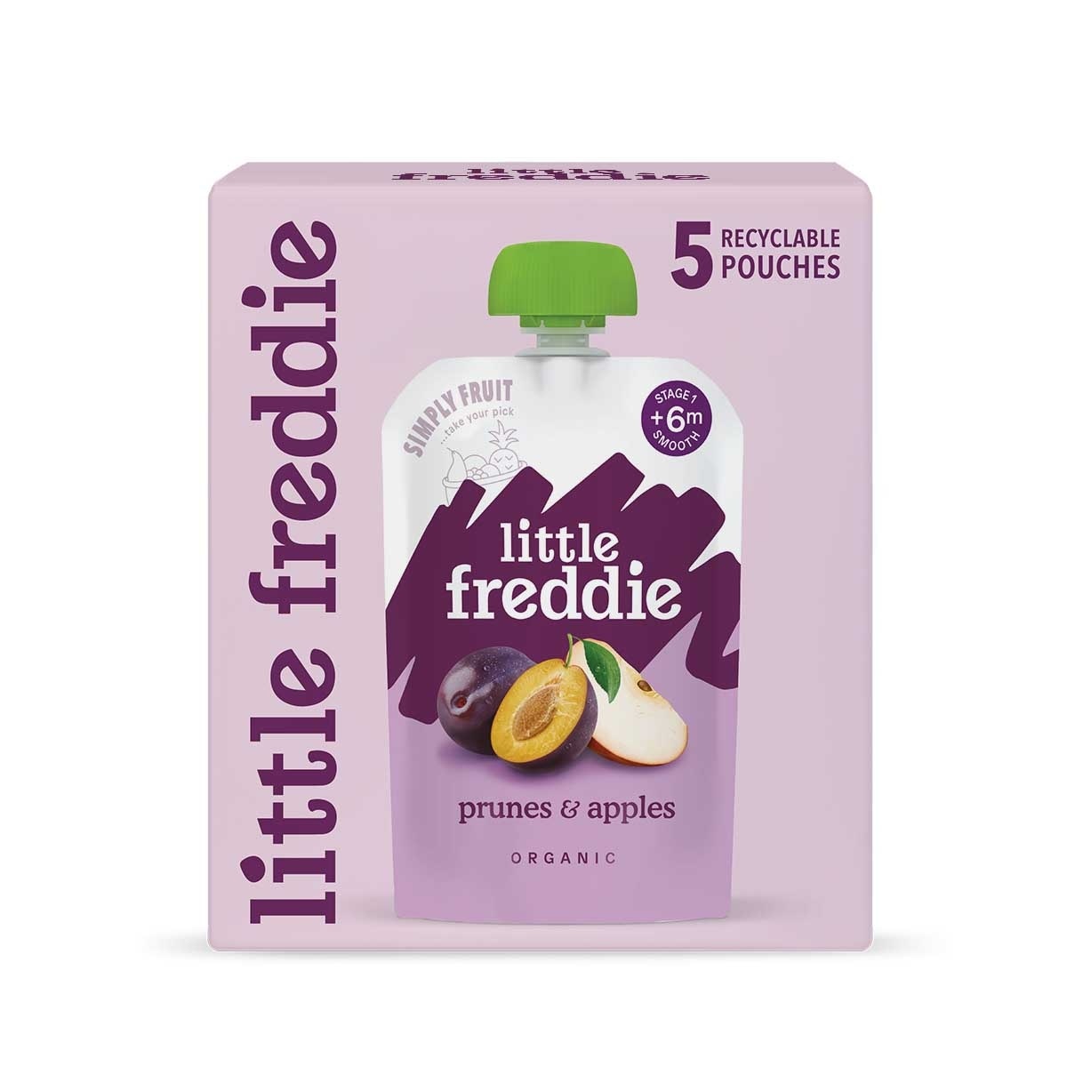 小皮 有機西梅蘋果蓉 - 5支裝