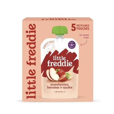 小皮 有機士多啤梨香蕉蓉 - 5支裝