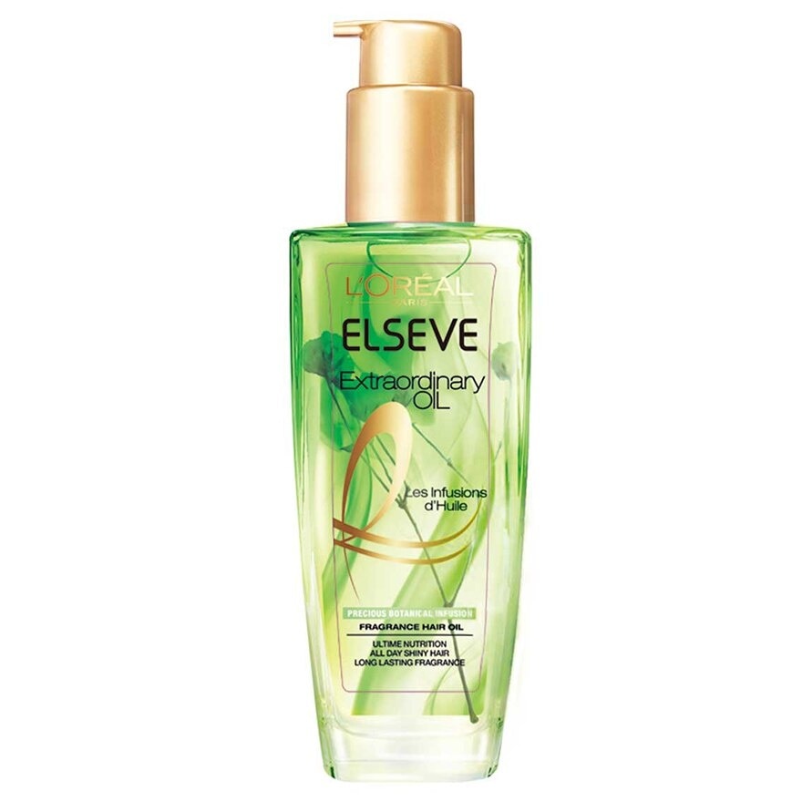 L'OREAL Elseve Extraordinary Oil Infusion Oil Jasmine 100ml (japan Hot-selling Hair Oil)