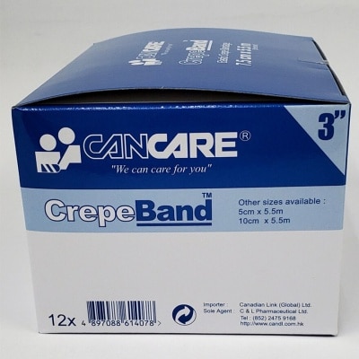 CANCARE Crepeband 3" X 5.5m 12's