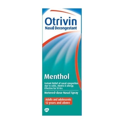 OTRIVIN Otrivin Metered-dose Nasal Spray Menthol 0.1% 10ml