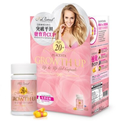 NUBREAST Placenta Growth Up & Up Gel Capsule 60's