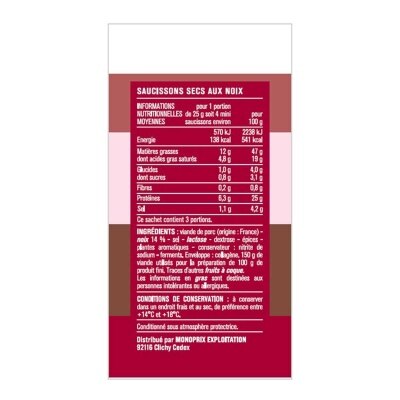 MONOPRIX 迷你核桃香腸（混合款）