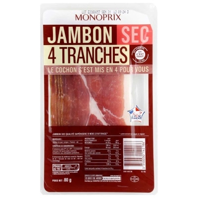MONOPRIX 乾式火腿４片