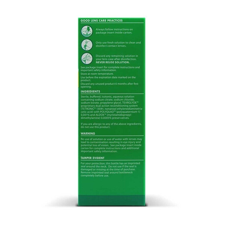 ALCON Alcon Opti-free Replenish Multi-purpose Disinfecting Solution 300ml X 3 Bottles
