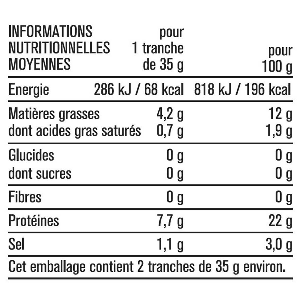 MONOPRIX Smoked  Salmon  Slices