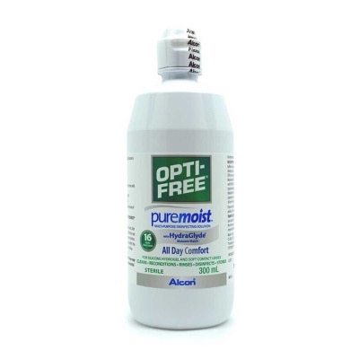 淚然 OPTI-FREE® PureMoist® 300ml 多功能消毒隱形眼镜藥水