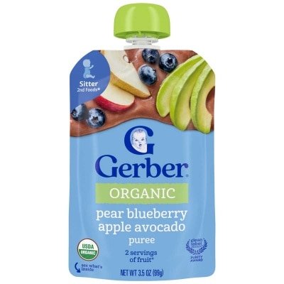 嘉寶 有機梨藍莓蘋果牛油果果蓉