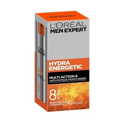 L'OREAL Men Expert Hydra Energetic Multi-action 8 Moisturizer 50ml (moisturizing / Cream/ Detoxify / Energize)