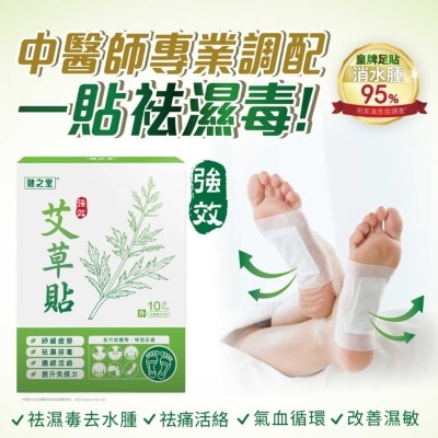 健之堂 強效去濕艾草足貼 10片