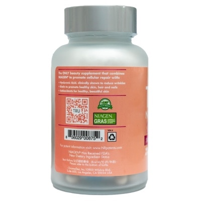 TRU NIAGEN Tru Niagen Beauty 50mg 60s image