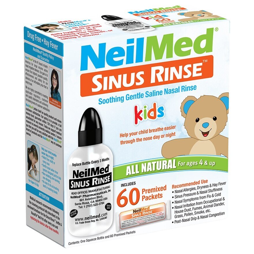 NEILMED Neilmed Pediatric Kit With 60's Rinse Mix