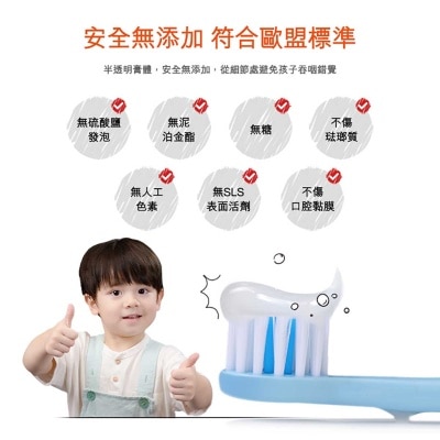 艾美適 elmex - 0-6歲兒童牙膏 #Olaflur專利 #無糖 #瑞士NO1 #ADA建議從乳齒就使用含氟牙膏 #歐洲牙醫推薦 #歐洲進口 #不辣口 #含氟 #防蛀牙膏 #幼兒牙膏