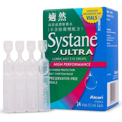 淚然 適然高清 Systane Ultra 滋潤眼藥水24支無防腐劑装