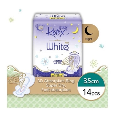 KOTEX White Ultrathin Wing Ex-long 35cm 14s