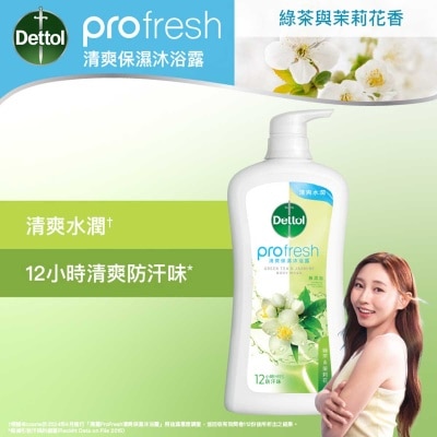 DETTOL Profresh Bodywash Greentea Jasmine