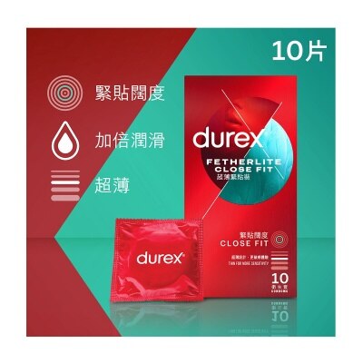 DUREX Durex Fetherlite Close Fit 10s