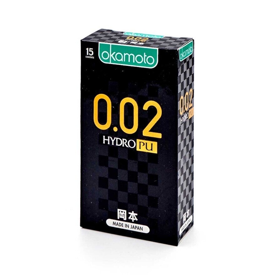 OKAMOTO Okamoto 0.02 Hydro Polyrethane 15's