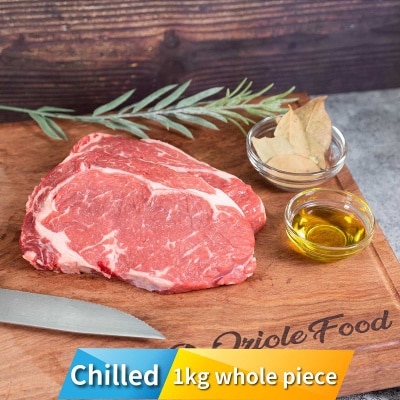 OMUGI Chilled "omugi" Ribeye - 100 Days Grain Fed  1kg [australia](chilled 0-4°c) (*supplier Direct. Buy Over $550, Free Delivery)