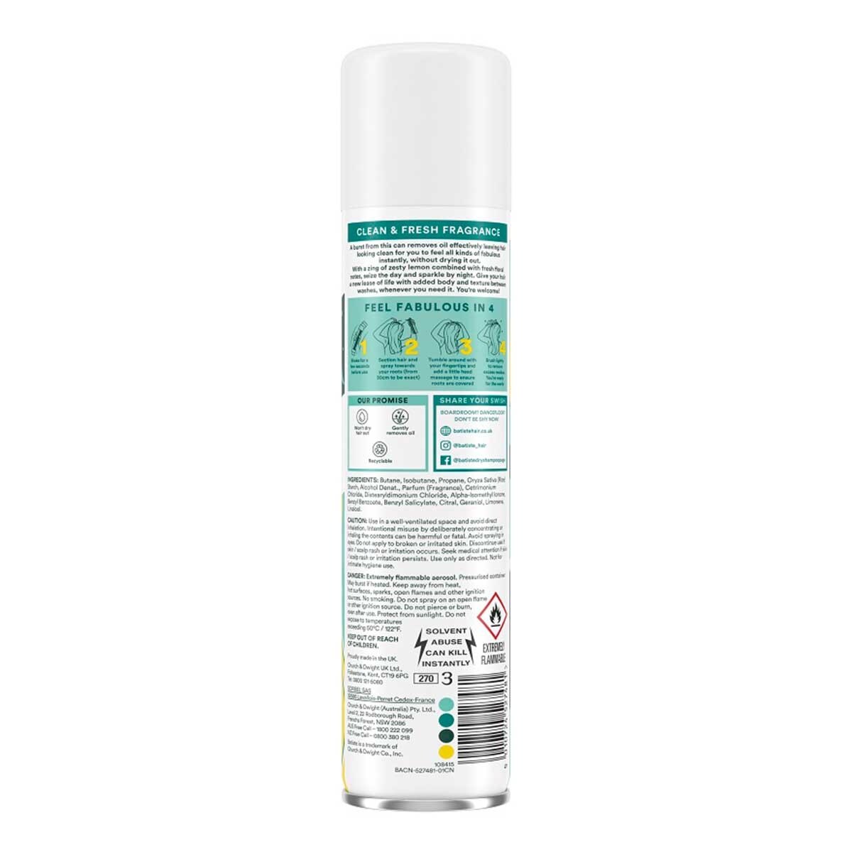 BATISTE Batiste Original Dry Shampoo 200ml